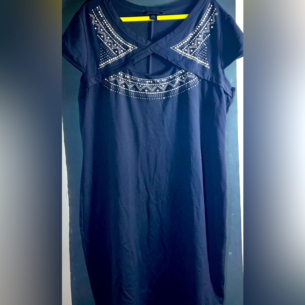 Ashley Stewart keyhole front dress